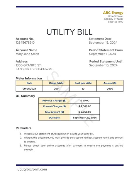 Utility Billing Forms and Resources .